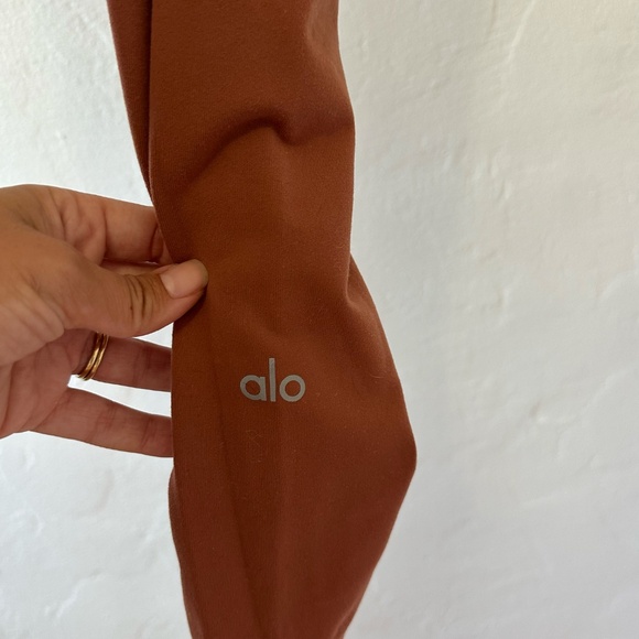 ALO HIGH RISE RUST FULL LENGTH LEGGING - Picture 4 of 4